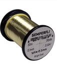 Semperfli Wire 0.1mm Bright Gold Australia NZ