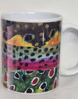 Trout Pattern Mugs