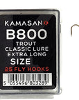 Kamasan B800 Trout Classic Lure Extra Long Fly Hooks Tasmania Australia
