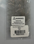 H20 Flash Blend Baitfish Brush 1" Grey Fly Tying, Fly Fishing Australia, NZ
