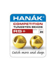 Tungsten Bead Round Slotted & RS+ Gold - Hanak Competition
