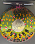 Abel multicolour art reel anodised Australia brook Trout TR Abel