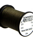 100D Olive Nano Silk Professional Fly Tying Thread - SEMPERFLI, Fly Fishing, Australia, NZ