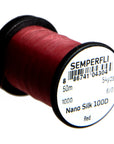 100D Red Nano Silk Professional Fly Tying Thread - SEMPERFLI, Fly Fishing, Australia, NZ