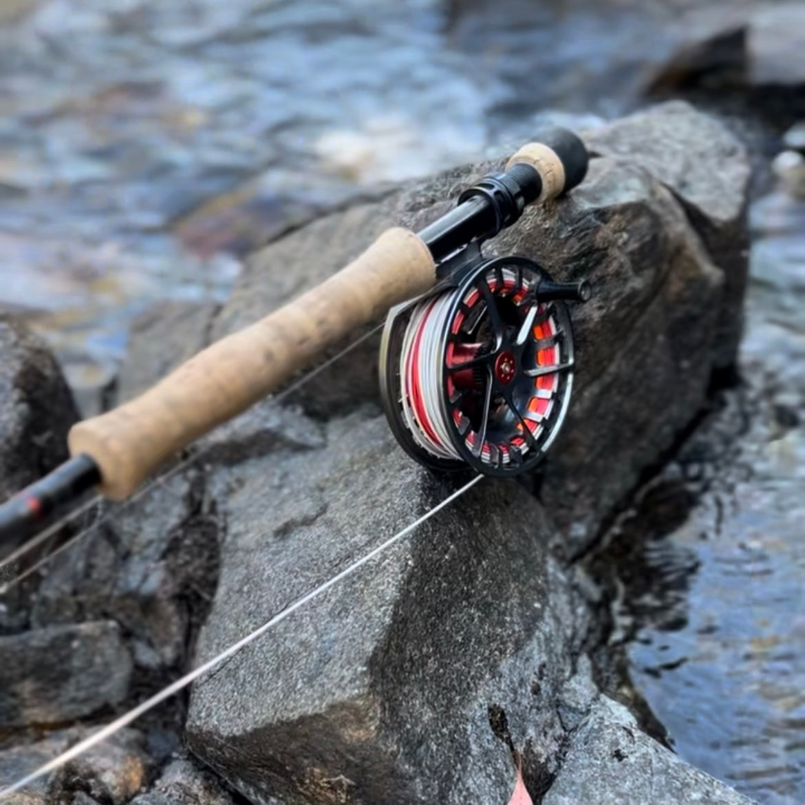 Beginner fly fisherman learning how to choose the correct fly rod weight