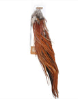Ewing Large Dry Fly Saddle feathers Brown Australia nz