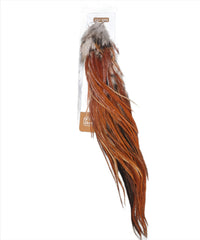 Ewing Large Dry Fly Saddle feathers Brown Australia nz