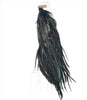 Ewing Large Dry Fly Saddle feathers Black Australia NZ