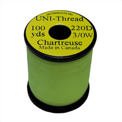 UNI Thread 3/0 100yds Chartreuse Australia NZ