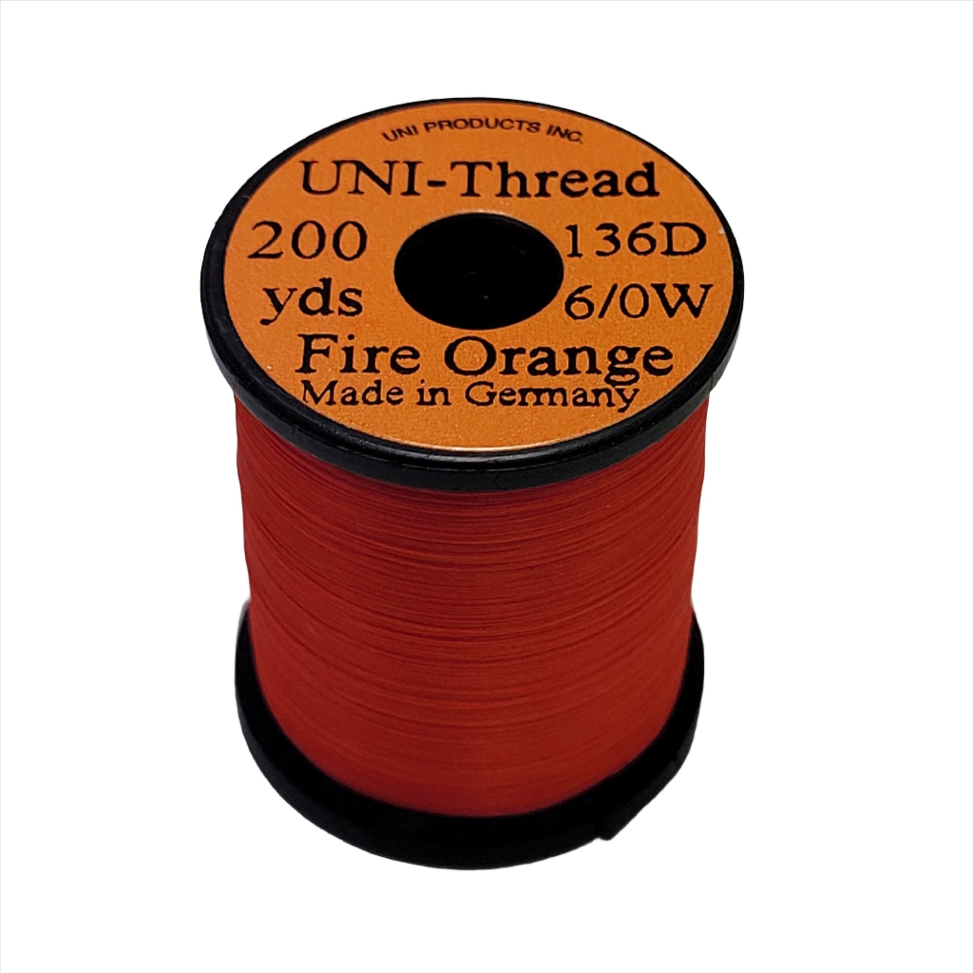 UNI Thread 6/0 Fire Orange Australia NZ