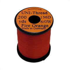 UNI Thread 6/0 Fire Orange Australia NZ