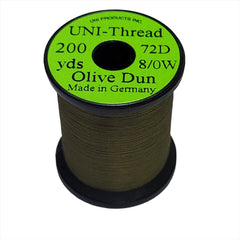 UNI Tread 8/0 Olive Dun Australia NZ