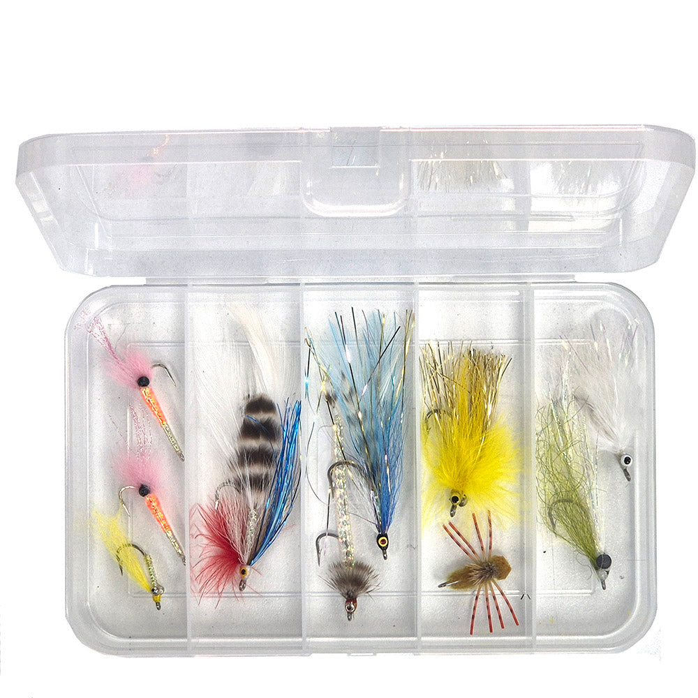 Estuary fly fishing pack Clouser, whiting, flathead bream salmon