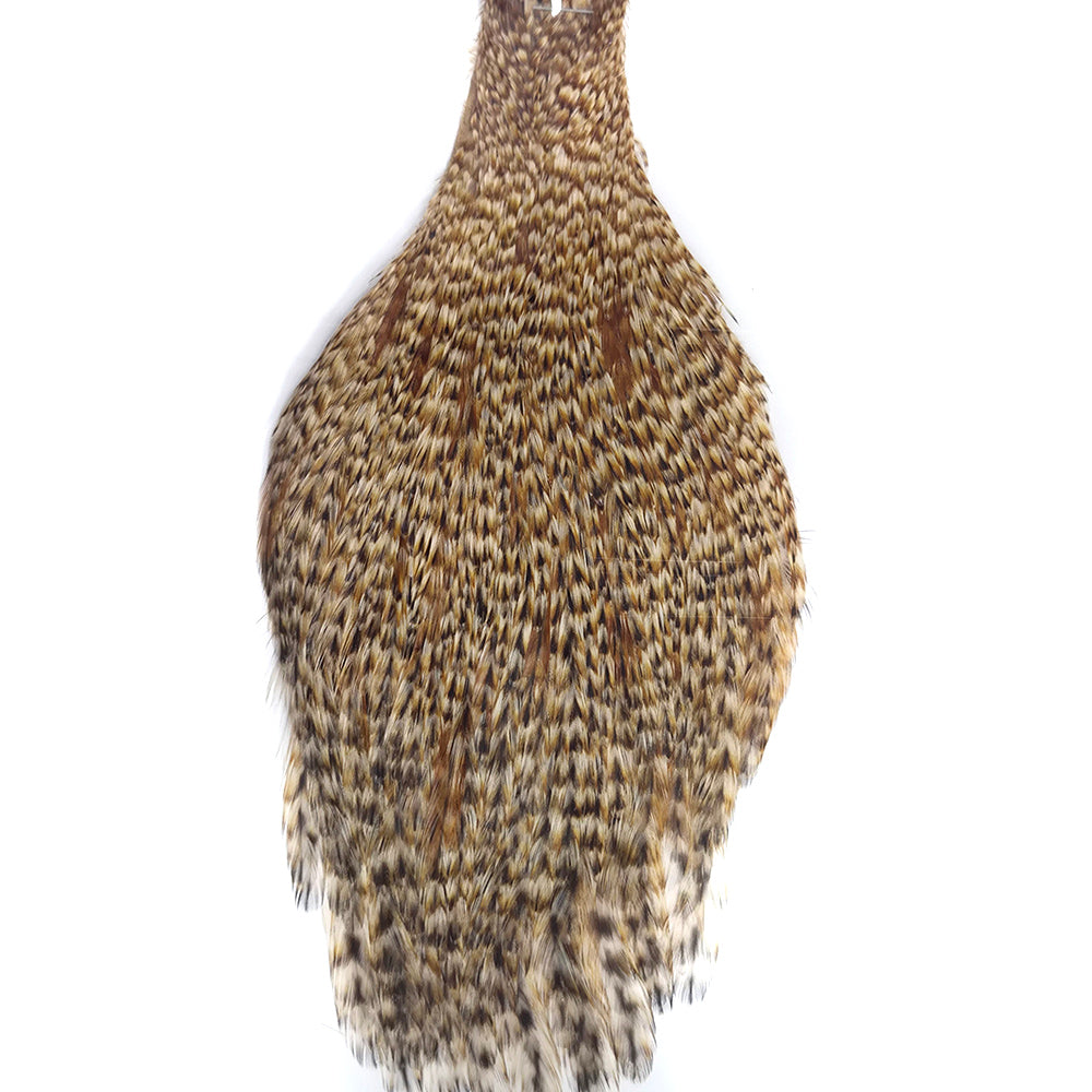 Medium Ginger Grizzly Fly Tying Cape Neck Australia