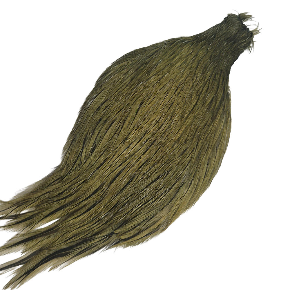 Fly tying hackle Australia Small Neck - Medium Olive 