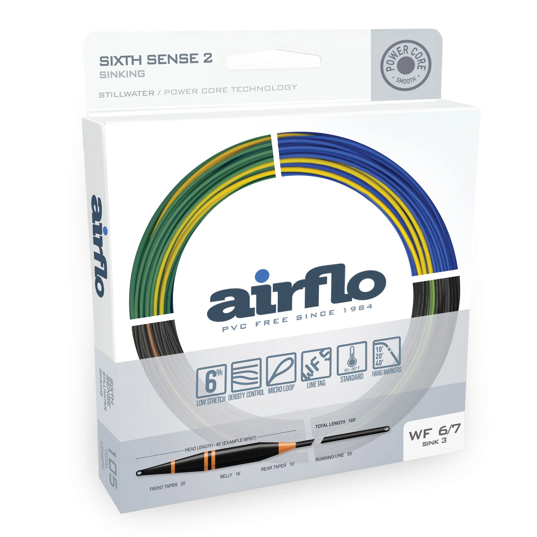 Airflo Sixth Sense 2 DI3 Sinking Fly Line, Fly Fishing Australia, New Zealand