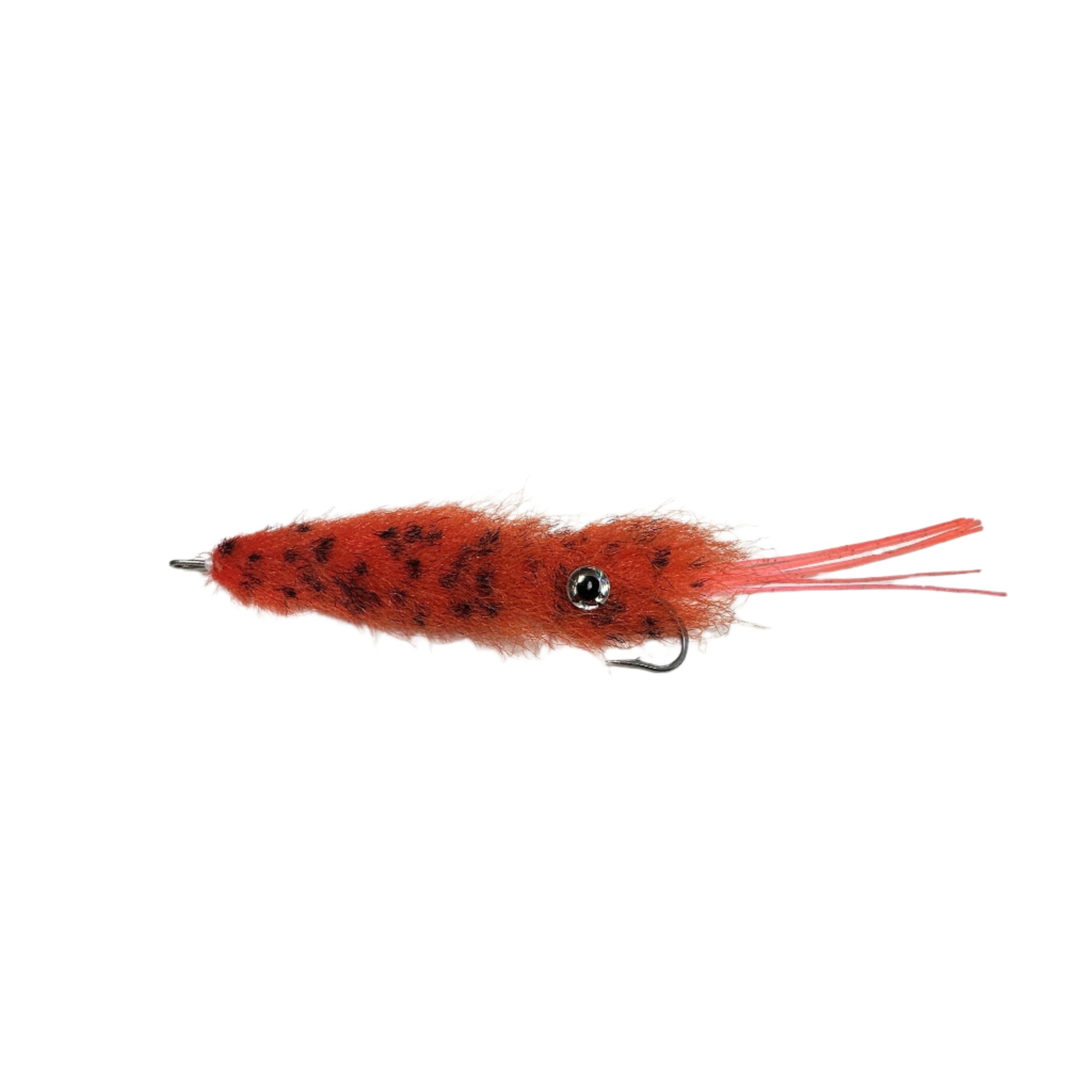Articulated Squid Fly Orange, Fly Fishing Australia, New Zealand