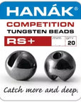 Tungsten Bead Round & RS+ Slotted Black Nickel Hanak Competition