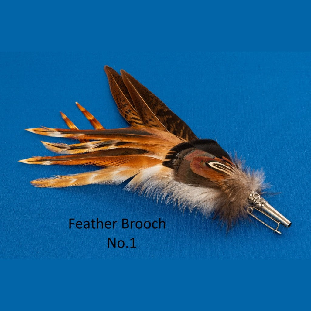 Feather Brooch Pin - Veniard