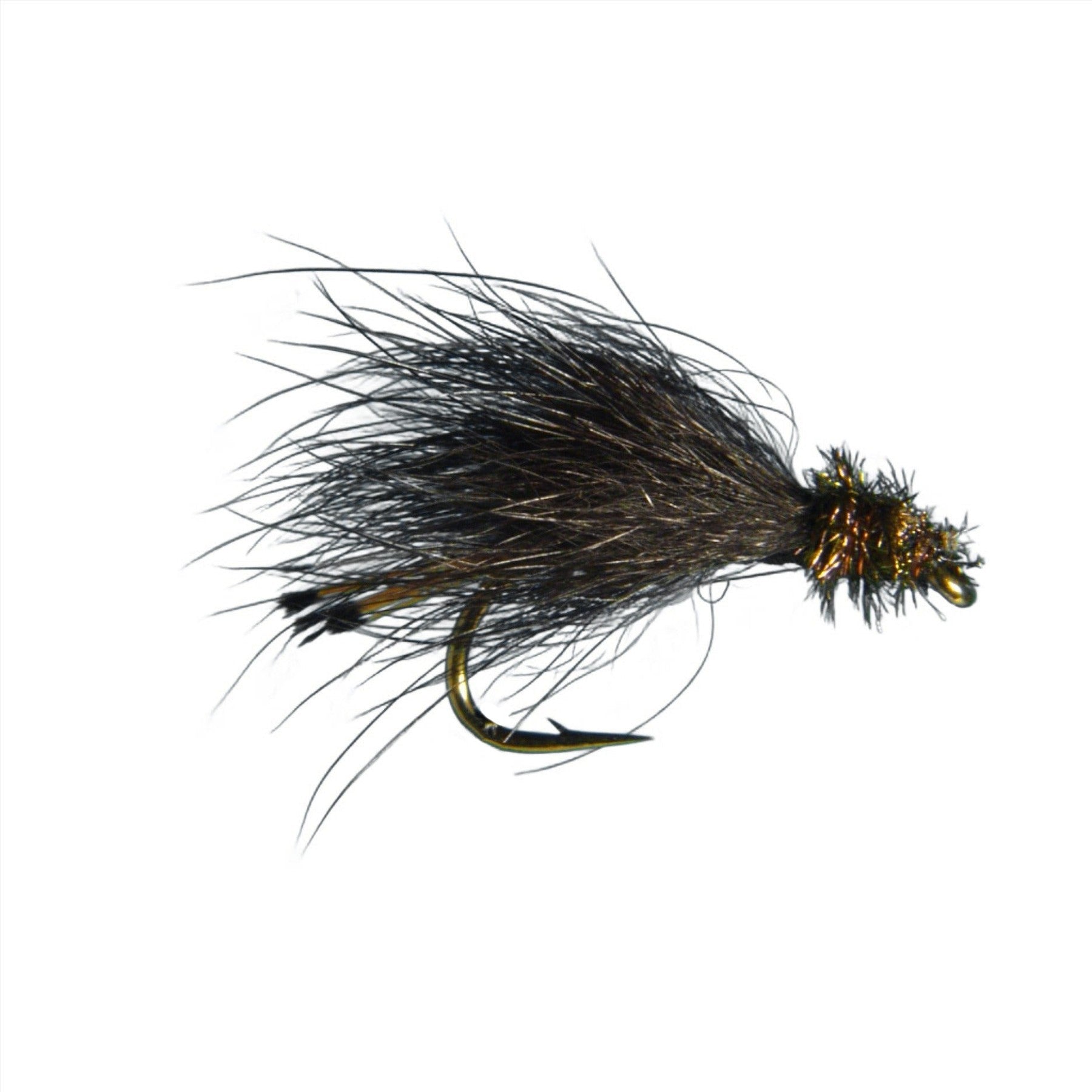 Fur Fly - Black -wet fly X 6