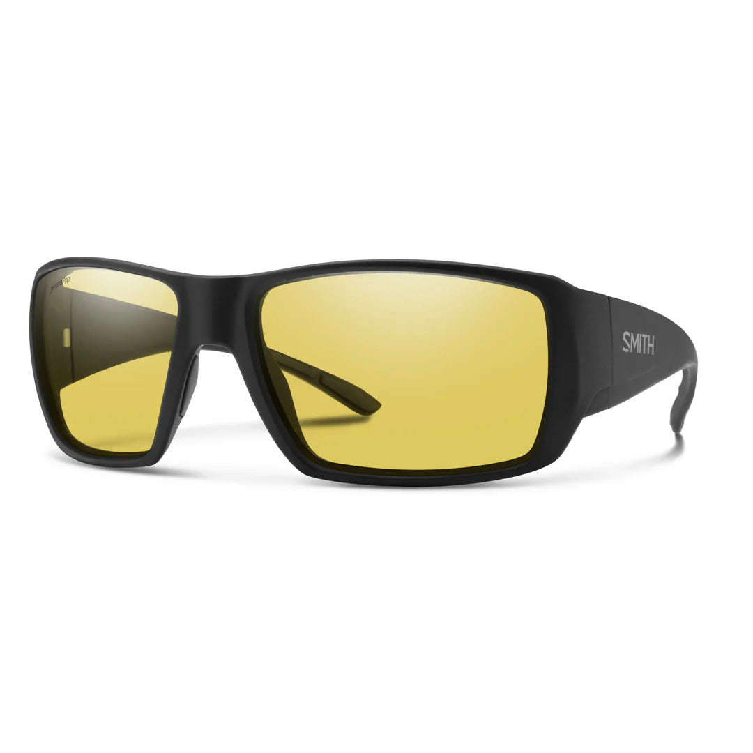 Guides Choice Small Matte Black Frame Low light Yellow, Fly Fishing Australia, New Zealand 