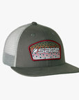 Trucker Logo Grey Rainbow Trout Australia NZ