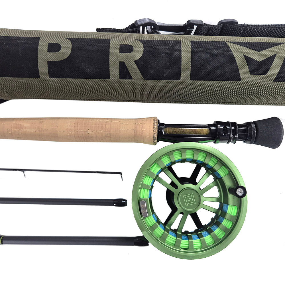 Light slatwater estuary salmon bream 7 weight outfit combo