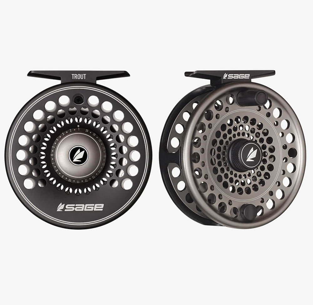 Sage Trout Series Reel Australia NZ Stealth Silver