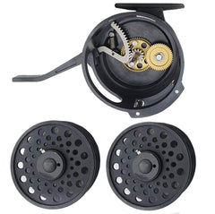 Semi-automatic automatic fast retrieve light weight fly reel euro nymphing Australia