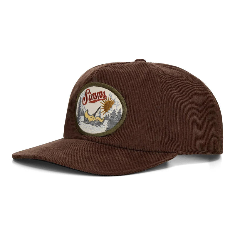 Simms Brown Corduroy Double Haul Jasper Cap, Fly Fishing Australia, New Zealand.