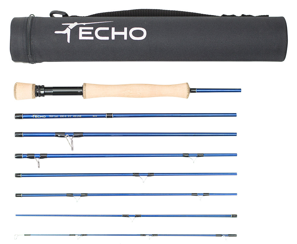 ECHO trip travel rod 8 piece fits in 45cm tube 
