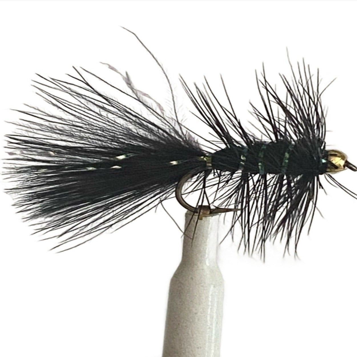 Fly Fishing Dry FLy Best Pattern Australia New Zealand Tasmania Bead Head Wooly Bugger Black