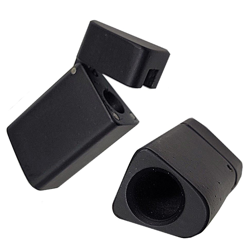 Flip open hair stacker