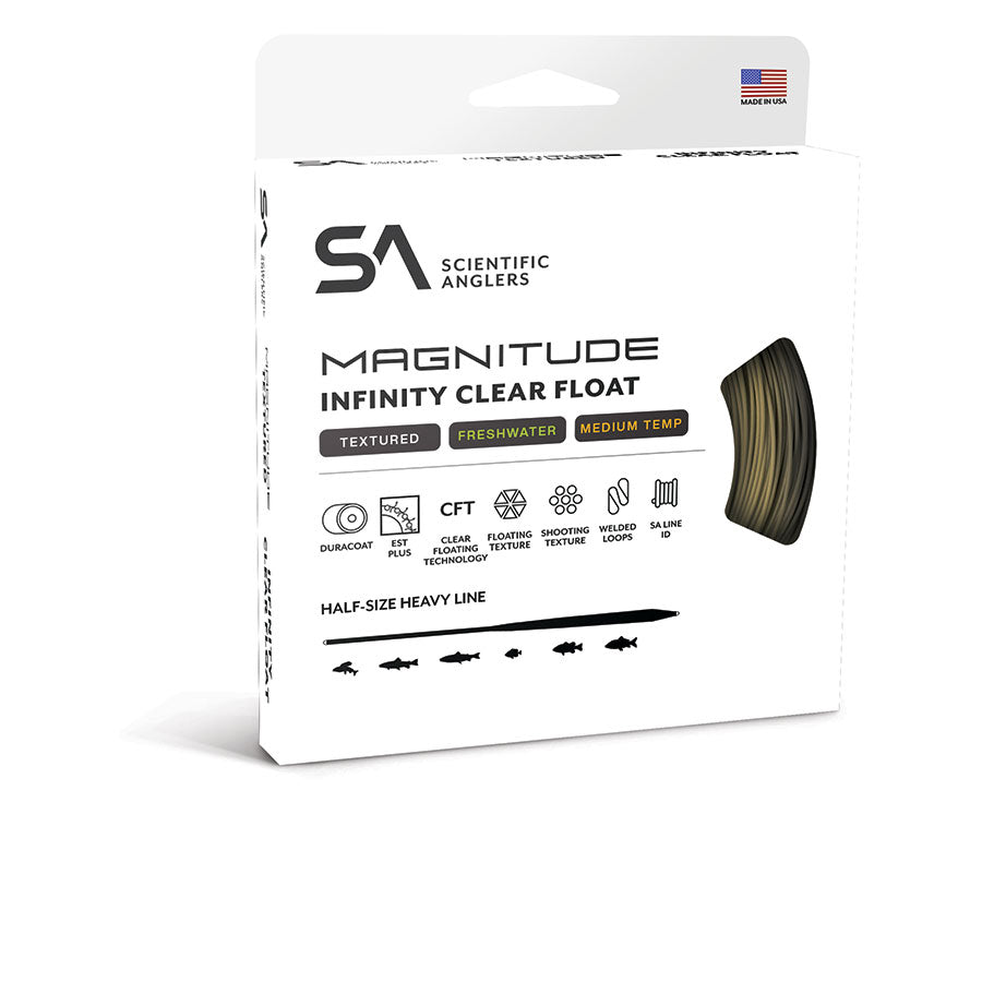 Scientific Anglers Magnitude Textured Infinity Clear Float Tip Fly Line, Fly Fishing Australia, New Zealand