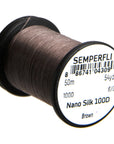 100D Brown Nano Silk Professional Fly Tying Thread - SEMPERFLI, Fly Fishing, Australia, NZ