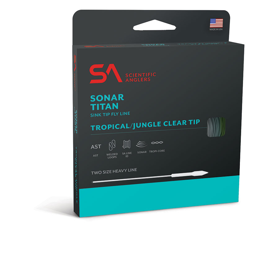 Sonar Titan Tropical/Jungle Clear Tip SA Fly Line, Australia, NZ