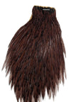 Small Brown neck hackle cape fly tying Australia NZ
