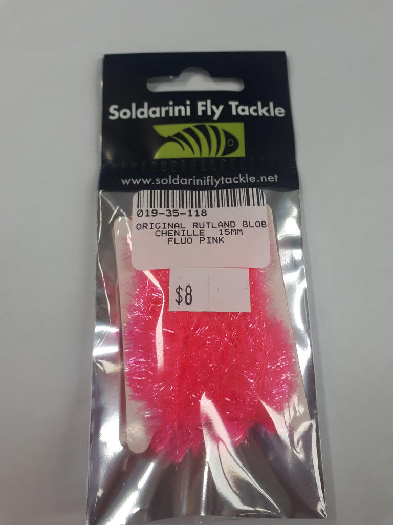 Fluo Pink Soldarini Blob Chenille, Tasmania, Autsralia