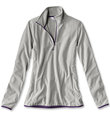 Orvis Womens Microgrid Fleece Quarter Zip Pullover Australia