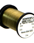 50D Olive Nano Silk Professional Fly Tying Thread - SEMPERFLI, Fly Fishing Australia, NZ