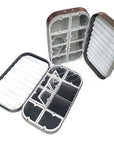 Aluminium English wheatley style fly box 
