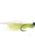 Chartreuse White Clouser weed guard Australia