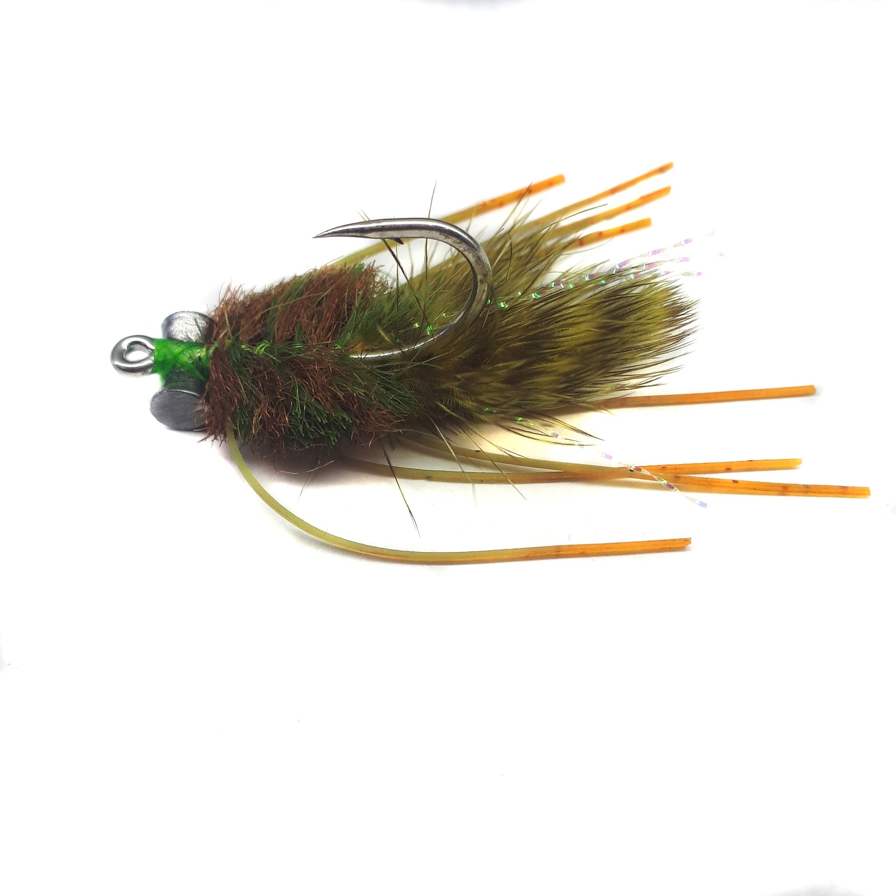 Fleeing Crab Olive, Saltwater Flyfishing Australia, NZ