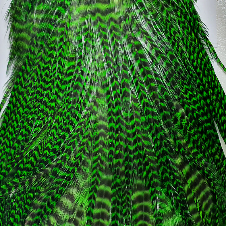 Whiting Half Rooster Saddle Grizzly Green - Australia