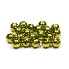 Hanak Competition Tungsten Bead Metallic Slotted Olive Australia