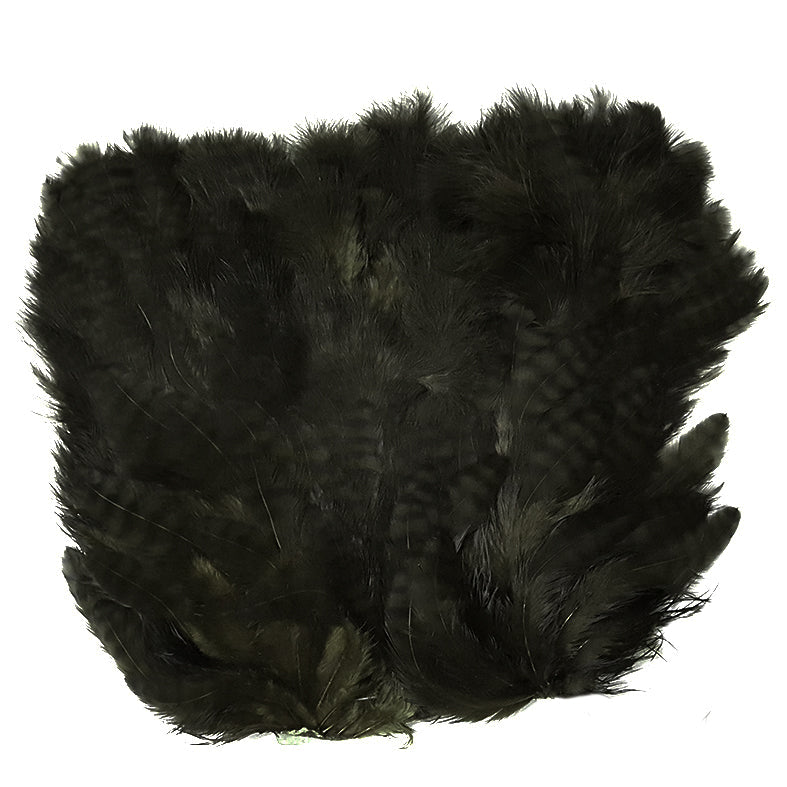 Marabou skin with soft hackle Black Australia
