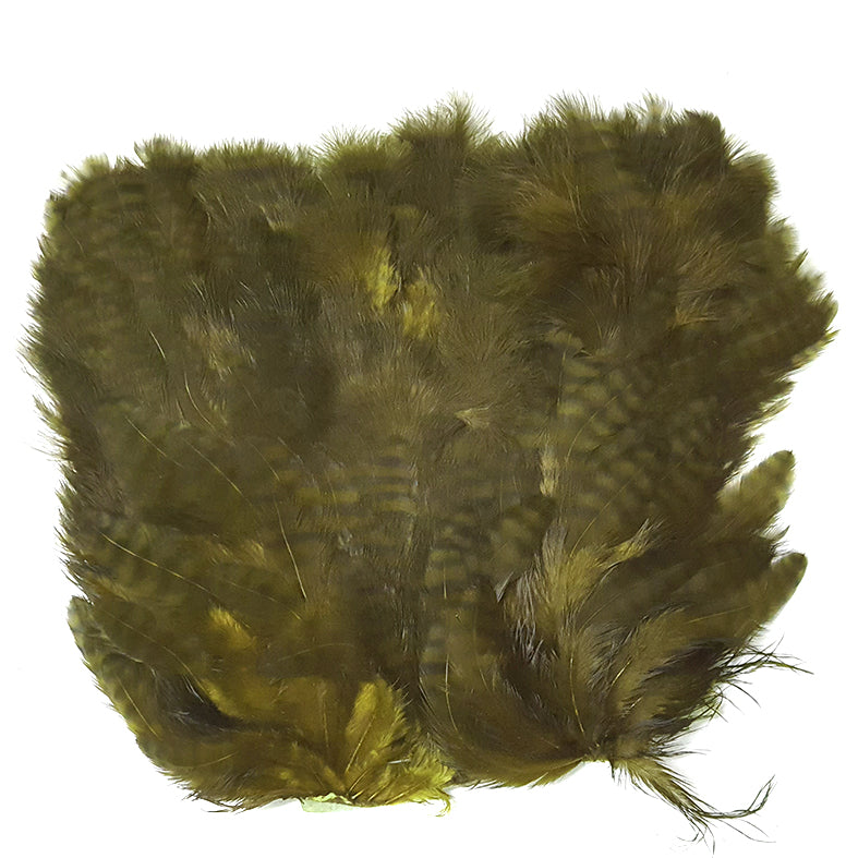 Marabou skin with soft hackle Olive Australia