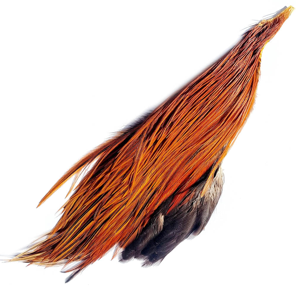Metz Premium 1/2 Neck Hackle Natural Brown Australia NZ