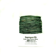 Poly Yarn Green Olive - Semperfli, Australia, NZ