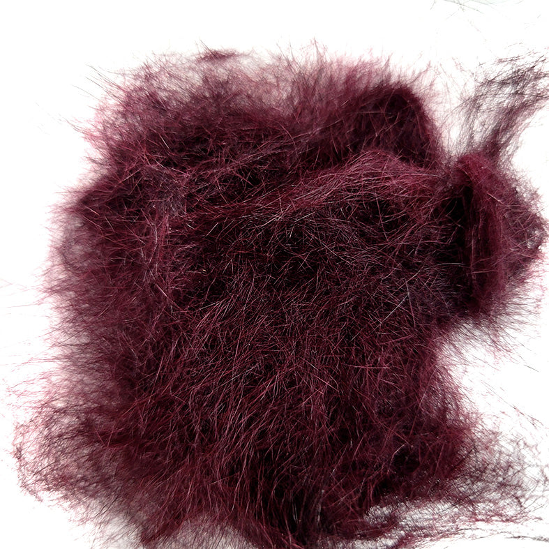 Possum dubbing claret Australia Natural possum fur with guard hairs Australia New Zealand 